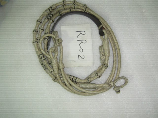 Romal Rawhide Reins – Premium Hand-Braided Western Reins for Precision & Control