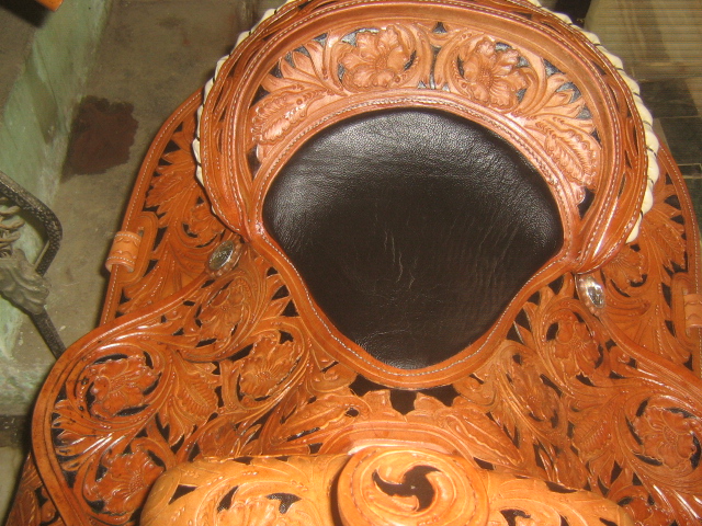 Luxury Western Saddle with Genuine Ostrich Leather Seat – Premium Handcrafted Horse Riding Saddle - Image 26