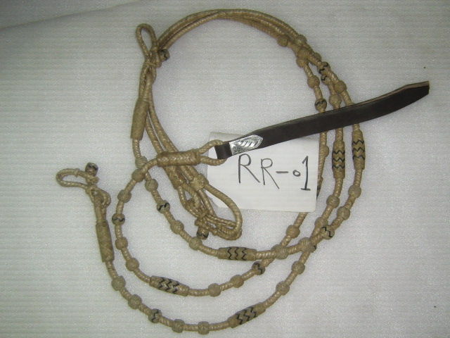 Romal Rawhide Reins – Premium Hand-Braided Western Reins for Precision & Control - Image 3