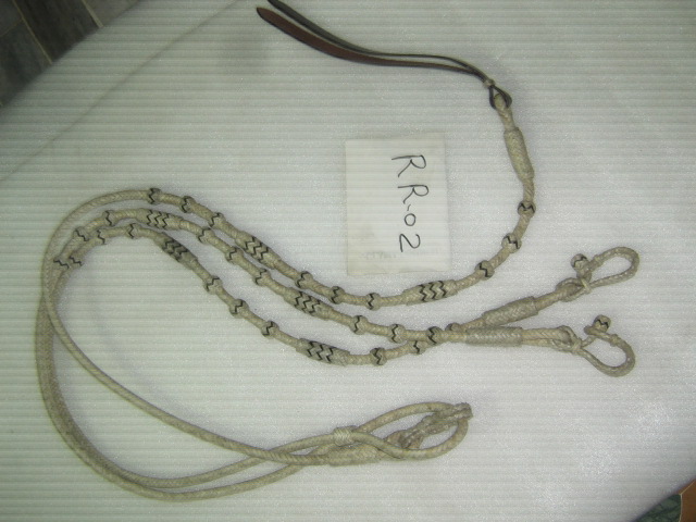 Romal Rawhide Reins – Premium Hand-Braided Western Reins for Precision & Control - Image 6