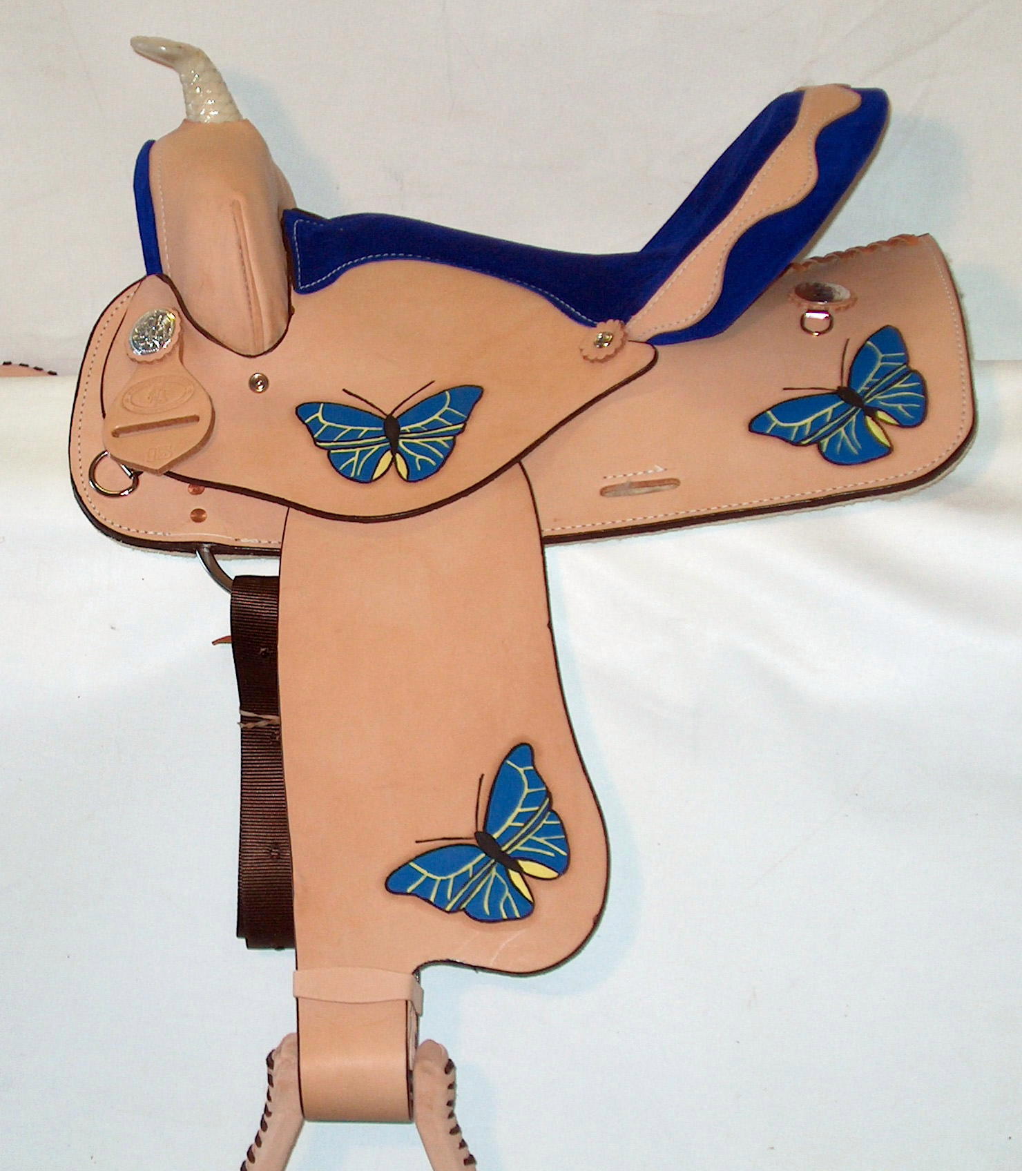 Luxury Western Saddle with Genuine Ostrich Leather Seat – Premium Handcrafted Horse Riding Saddle - Image 13