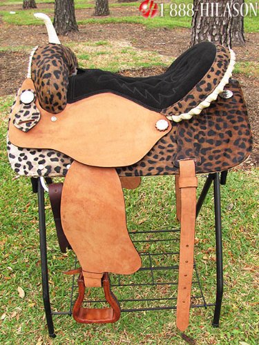 Luxury Western Saddle with Genuine Ostrich Leather Seat – Premium Handcrafted Horse Riding Saddle - Image 5